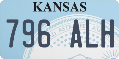 KS license plate 796ALH