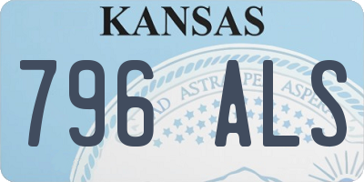 KS license plate 796ALS