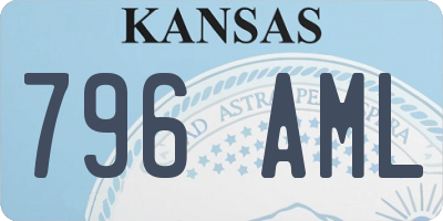 KS license plate 796AML