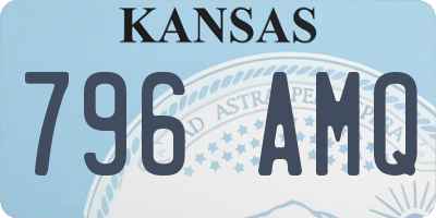 KS license plate 796AMQ