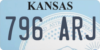 KS license plate 796ARJ