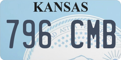 KS license plate 796CMB