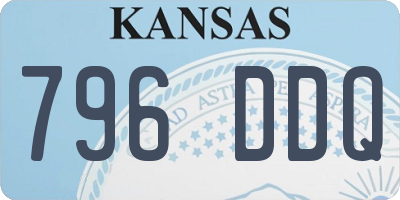 KS license plate 796DDQ