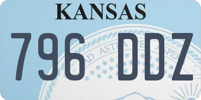 KS license plate 796DDZ