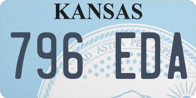 KS license plate 796EDA
