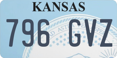 KS license plate 796GVZ