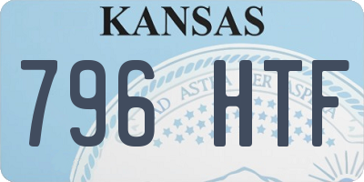 KS license plate 796HTF