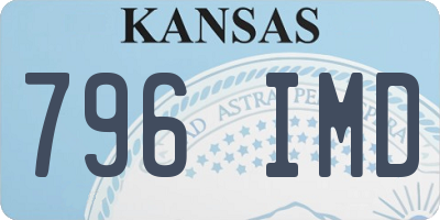 KS license plate 796IMD