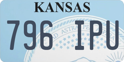 KS license plate 796IPU