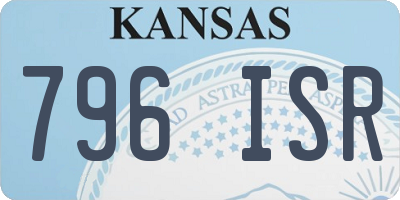 KS license plate 796ISR