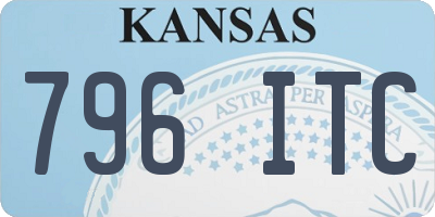 KS license plate 796ITC