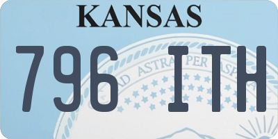 KS license plate 796ITH