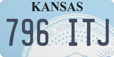 KS license plate 796ITJ