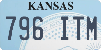 KS license plate 796ITM