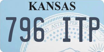 KS license plate 796ITP