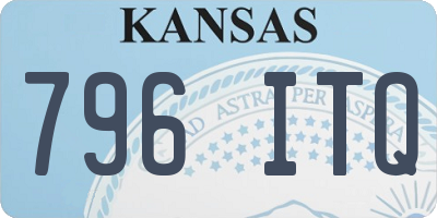 KS license plate 796ITQ