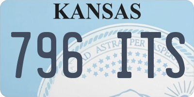 KS license plate 796ITS