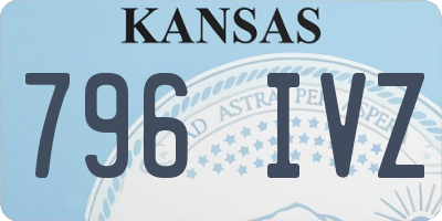 KS license plate 796IVZ