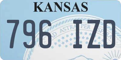 KS license plate 796IZD