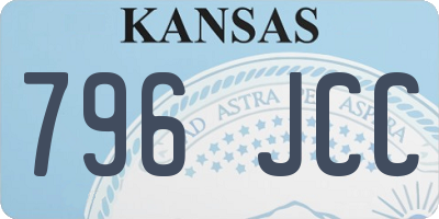 KS license plate 796JCC