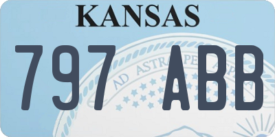 KS license plate 797ABB