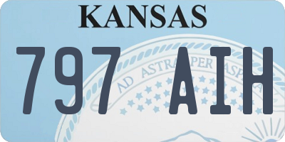 KS license plate 797AIH