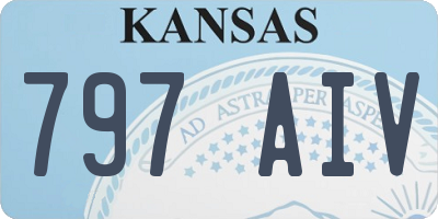 KS license plate 797AIV