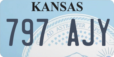 KS license plate 797AJY