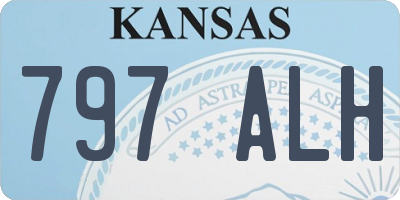 KS license plate 797ALH