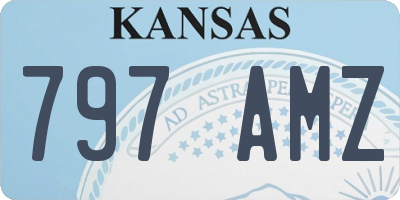 KS license plate 797AMZ