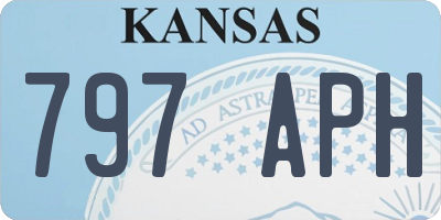 KS license plate 797APH