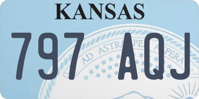 KS license plate 797AQJ