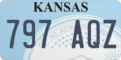 KS license plate 797AQZ