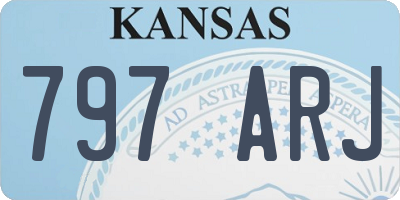 KS license plate 797ARJ