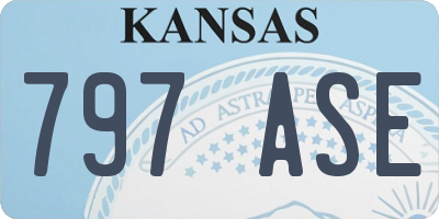 KS license plate 797ASE