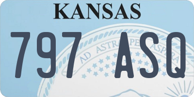 KS license plate 797ASQ