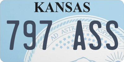 KS license plate 797ASS