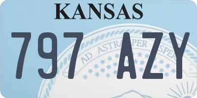 KS license plate 797AZY