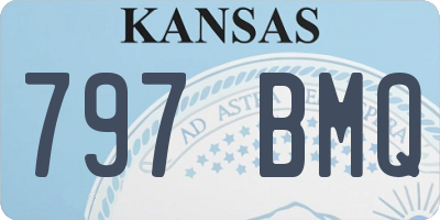 KS license plate 797BMQ