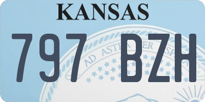 KS license plate 797BZH