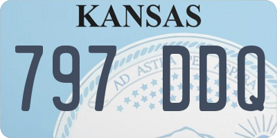 KS license plate 797DDQ