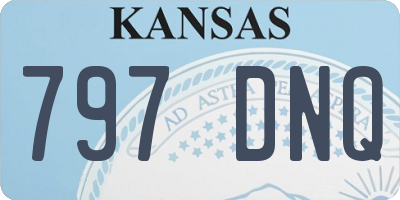 KS license plate 797DNQ