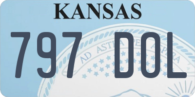 KS license plate 797DOL