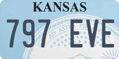 KS license plate 797EVE