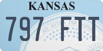 KS license plate 797FTT