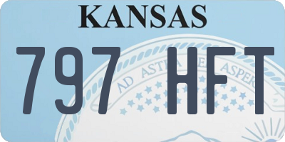 KS license plate 797HFT