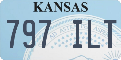 KS license plate 797ILT