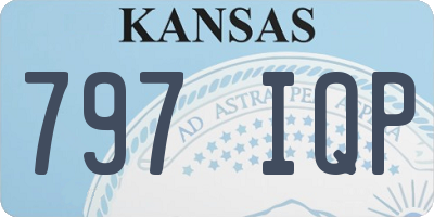 KS license plate 797IQP