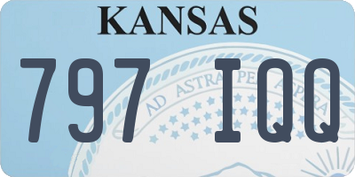 KS license plate 797IQQ