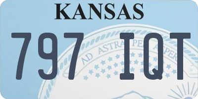 KS license plate 797IQT